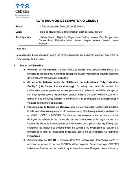 Archivo:ACTA Reunión Observatorio 27 de noviembre.pdf